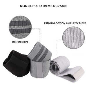 Bande de Résistance en Tissu Polyester pour Fitness, Entraînement et Exercices de Renforcement des Fessiers, Bande Circulaire de Résistance pour Étirements - Product Image 4