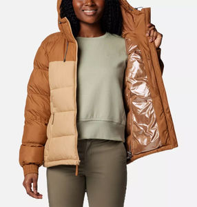 Chaqueta Acolchada con Capucha para Mujer, Diseño Exclusivo OEM, con Cierre Completo y Burbujas, Transpirable, para Invierno - Product Image 5