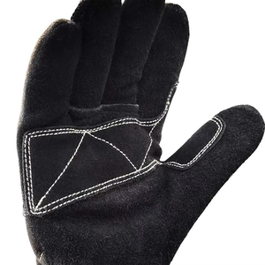 Gants de lutte contre les incendies en cuir pleine fleur renforcé, gants de pompier anti-coupure et anti-choc doublés Kevlar pour intervention en zone forestière - Product Image 5