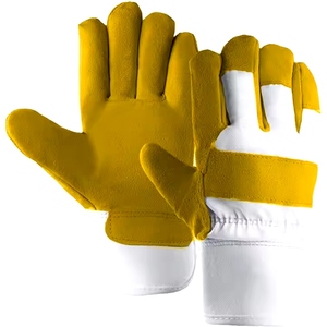 Gants de sécurité en cuir de vachette pleine fleur, résistants à la chaleur, certifiés CE, durables, nouveau design, pour travaux industriels et de construction - Product Image 2