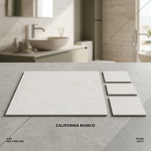 Carreaux en porcelaine effet marbre Calacatta blanc 20 mm 600x600 mm finition brillante avec veinage doré pour intérieur, salle de bain et extérieur - Product Image 5