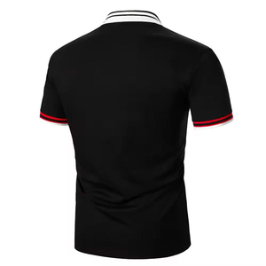 Polo homme coupe classique en coton, polo homme léger pour l'été, polo homme respirant, t-shirt décontracté - Product Image 3