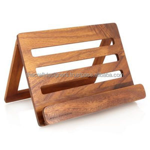 Porte-livres de cuisine en bois de style campagnard pour cuisines rustiques, apportant un charme naturel et un support pratique pour les recettes - Product Image 6