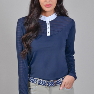 Chemise de compétition équestre de haute qualité, extensible dans 4 directions, en tissu technique doux au toucher, idéale pour la compétition et les spectacles. - Product Image 2