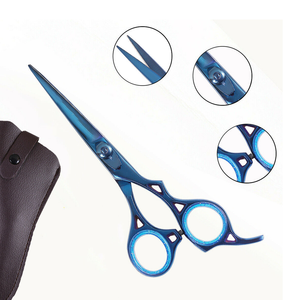 Tijeras de Peluquería Profesionales Super Cut de Acero Inoxidable Plateado para Diestros, 32 Dientes, Juego de Herramientas para Alisar el Cabello en Salón de Belleza - Product Image 3