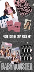 BABYMONSTER We Go up มินิอัลบั้มชุดที่ 2 รุ่น Pattern Ver CHIQUITA แผ่นซีดี Kpop โฟโต้บุ๊ค โปสเตอร์ กระดาษและพลาสติก - Product Image 3