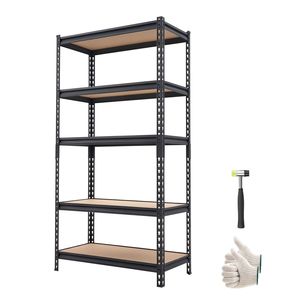 Étagère de garage robuste à 5 niveaux, capacité de 2000 lb, étagère utilitaire en métal réglable - Product Image 1