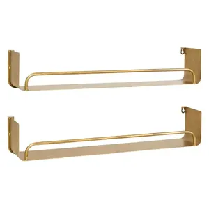 Minimalist <b>Wall</b> <b>Shelf</b> Metal Rectangle Adjustable <b>Storage</b> Rack Five Layers Multifunction Living Room <b>Wall</b> Mounted Type - Product Image 4