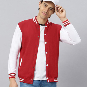 Veste universitaire tendance pour homme, personnalisée, avec boutons-pression, style baseball, bomber, Letterman, style universitaire, streetwear décontracté haut de gamme - Product Image 1