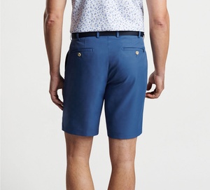 Pantalones cortos de golf informales personalizados para hombre, cómodos, de secado rápido, transpirables, antiarrugas, tela Oxford, cintura media, cierre de cordón - Product Image 2