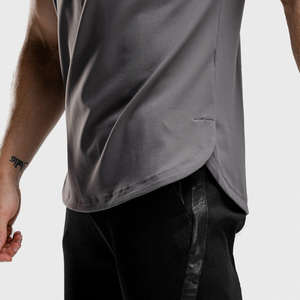 Camiseta Deportiva Extra Grande Personalizada para Hombre, Sin Mangas, de Algodón, para Gimnasio, Diseño Moderno - Product Image 3