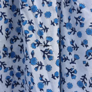 Beautiful floral Cotton Block Printed dress Dress For Casual wear Hand Block Printed Dress - Product Image 5
