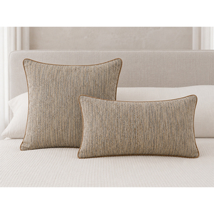 Designer Silk Cushion <b>Cover</b> | Yarn Dyed Throw Pillow <b>Cover</b> for <b>Sofa</b>, Couch, <b>Bed</b> & Hotel Decor - Product Image 1