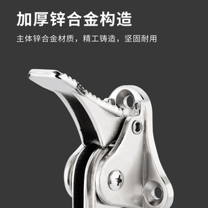 Butée de porte à commande au pied, sécurité renforcée, anti-collision, ouverture vers l'extérieur, fixation fixe, résistante au vent - Product Image 4