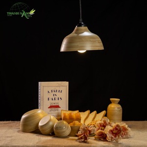 Lámpara de Bambú Tejida a Mano de Lujo, Lámpara Colgante de Bambú Ecológica para Hogar, Hotel, Restaurante - Product Image 4