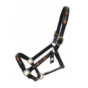 Équipement d'entraînement de cheval en cuir de vachette Harnais de bride Halters-Fournitures équestres pour les soins et l'entraînement des chevaux - Product Image 3