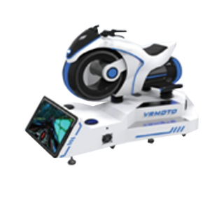 Simulador de Motocicleta VR 9D Dreamland, Atracción de Realidad Virtual Futurista con Base de Movimiento Dinámico y Espacio para Espectadores - Product Image 2