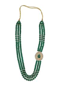 Collar Mala Clásico y Moderno con Cuentas Geométricas y Cadena de Cuerda, Perla de Agua Dulce Unisex para Bodas y Ocasiones Religiosas - Product Image 2