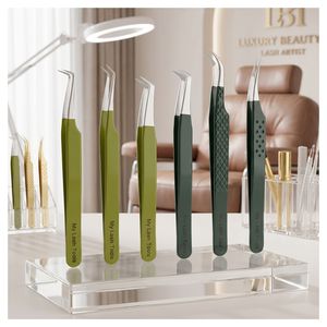 Pinzas para Extensión de Pestañas con Punta de Fibra Mega Volumen, Pinzas para Extensión de Pestañas de 45 y 90 Grados, Pinzas para Extensión de Pestañas de Acero Inoxidable - Product Image 5