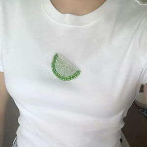 Top Corto con Cuentas de Diseño Personalizado, Última Moda en Ropa Sexy para Fiestas, Estilo Bikini con Calidad de Exportación - Product Image 1