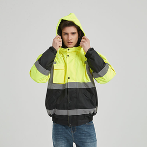 Veste de sécurité personnalisée en polyester imperméable de classe 2 pour l'extérieur, style et confort, logo personnalisé, veste de sécurité - Product Image 4