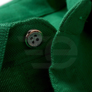 Polo pour homme en coton mélangé, manches courtes, style décontracté, été, uni, fabrication OEM, fabricant de polos en coton pour homme - Product Image 2