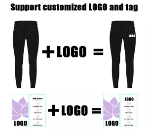 Pantalones de equitación de cintura alta con silicona en todo el asiento para carreras y equitación - Product Image 6