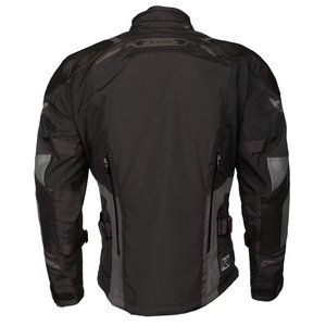 AMS SPORTS INTL เสื้อแจ็คเก็ตมอเตอร์ไซค์สำหรับผู้ชาย แขนยาว กันน้ำ สีดำ สำหรับทุกฤดู ชุดขี่มอเตอร์ไซค์สำหรับผู้ใหญ่ โพลีเอสเตอร์/ไนลอน 220 กรัม สี - Product Image 4