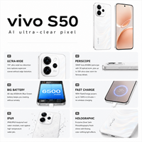 Teléfono Móvil Original vivo S50 5G, Snapdragon 8s Gen 3, Batería de 6500 mAh, Pantalla AMOLED de 1.5K y 120 Hz, 16 GB + 512 GB, Desbloqueado, Venta al Por Mayor
