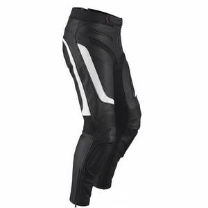 Pantalon en cuir pour motard élégant pour homme - Pantalon de motard à coupe flexible avec plusieurs poches, design moderne et slim, protection CE - Product Image 6