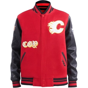 Chaqueta Universitaria Premium Personalizada, Chaqueta Bomber de Lana, Ropa Urbana, Bordado OEM, Marca Personalizada - Product Image 2