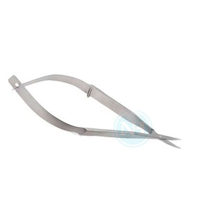 Ciseaux corneoscléraux à prix de gros, pour gaucher, lames moyennes, en acier inoxydable - Product Image 6