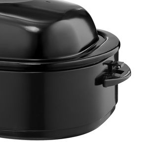 Forno per Arrosto di Tacchino da 18QT a Cottura Rapida, Temperatura Regolabile 150-450 Fahrenheit, Coperchio Autoregolante Singolo, Arrosto Rimovibile - Product Image 3