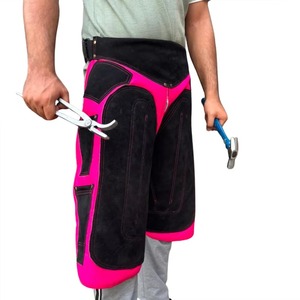 Delantal de Herrador de Cuero Genuino de Alta Resistencia para Herrar Caballos y Recortar Pezuñas, Equipo de Protección Profesional para Herradores - Product Image 3