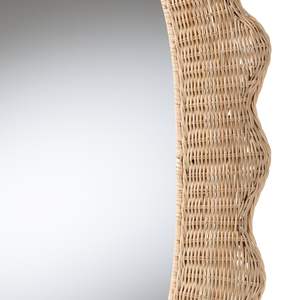 Elegant natural decorative <b>mirrors</b> made in Vietnam, OEM/ODM color options, perfect for modern home styling and wholesale. - Product Image 6