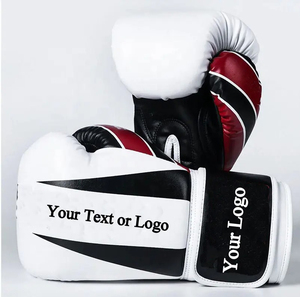 Guantes de Boxeo Profesionales Personalizados, Guantes de Piel para MMA y Muay Thai con Texto y Logotipo Personalizados, Ligeros y Transpirables - Product Image 2