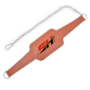 Heavy Duty <b>Cheap</b> Leather Dipping Belt For Men And Women Strength Training Dip Belt With Steel Chain For Fitness And Powerlifting - Product Image 1