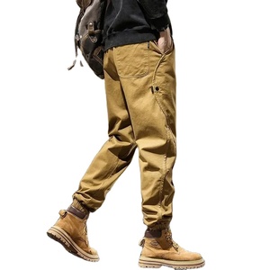 กางเกงคาร์โก้ทรงหลวมของผู้ชายกางเกงลำลองขายาวแบบ2025พร้อมปิดเอวยางยืดสำหรับฤดูใบไม้ร่วง - Product Image 6