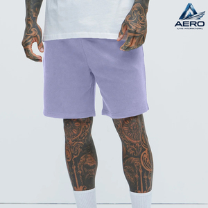Pantalones Cortos de Felpa para Hombre, Estilo Casual, Deportivos, para Gimnasio, Cintura Elástica, Tela Suave, para Uso Diario en Verano - Product Image 3