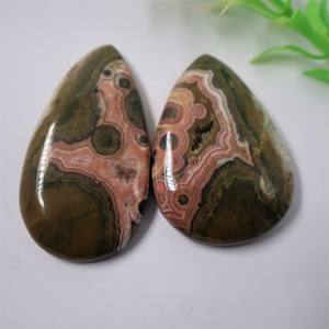 100% Natural Pulido Ocean Jasper Piedras preciosas de cabujón suelto de alta calidad-Pera y corte ovalado para uso de fabricación de anillos de joyería de moda - Product Image 2