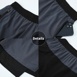 New Summer Style Shorts for Men and Kids Oversized Solid Breathable Fitness Shorts - Product Image 3