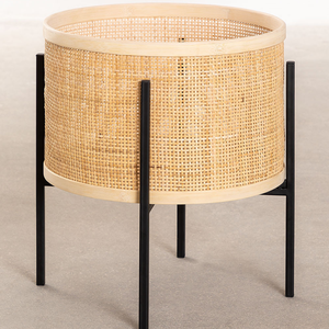 Maceta de Mimbre Vintage, Cesta de Mimbre para Plantas, Soporte de Mimbre para Macetas y Jardineras - Product Image 1