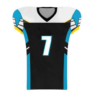 Uniforme de football américain de haute qualité à bas prix, fabriqué en spandex/polyester, respirant, hiver, logo frontal, nom d'équipe personnalisé - Product Image 3