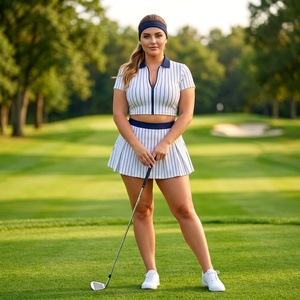 Custom Women's <b>Golf</b> Polo Skirt Set <b>Short</b> Sleeve Solid Regular Fit Performance <b>Stretch</b> Fabric for <b>Golf</b> Clubs - Product Image 6
