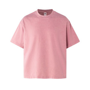 เสื้อยืดผู้ชายแบบสั่งทำสำหรับแบรนด์สตรีทแวร์ ขายส่งเสื้อยืดวินเทจแบบฟอกสีทรงบ็อกซี่สำหรับผู้ซื้อชาวอเมริกัน - Product Image 4