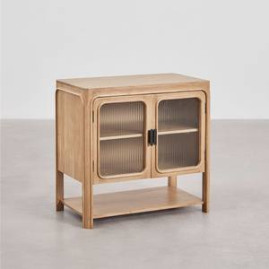 Conjunto de muebles de baño Vandana Hexa Arion de madera de acacia y vidrio - Product Image 4