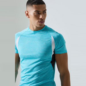 Ropa Deportiva Personalizada al por Mayor, Ropa de Running Elástica y Ajustada para Hombre, Camisetas de Gimnasio para Hombre Cómodas y de Venta Caliente - Product Image 6