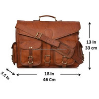 Nouveau Western Vintage porte-documents sac de haute qualité affaires véritable cuir de chèvre épaule sacs de messager bureau sac à main sacs pour ordinateur portable