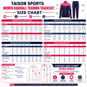 ชุดวอร์มแฮนด์บอล TAISON SPORTS 300 กรัม ผลิตจากโพลีเอสเตอร์/ไนลอน กันลม กันน้ำ เป็นมิตรกับสิ่งแวดล้อม ระบายอากาศได้ดี แห้งเร็ว ผ้าฟลีซ สำหรับทุกเพศ - Product Image 3