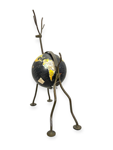 Globo Terráqueo Art Deco de Latón Premium para Decoración de Escritorio y Oficina, Ideal para Graduaciones y Ramadán - Product Image 2